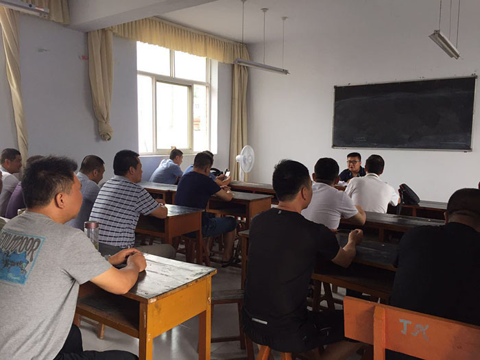 2017年8月份高技工、中技工的考試現(xiàn)場